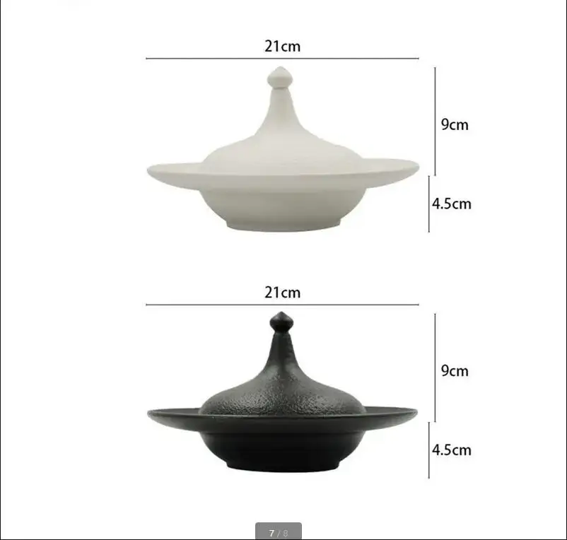 

Crown Plate Ceramic Dessert with Cover Nordic Style Restaurant Food Decoration Main Dish Home Kitchen Tableware