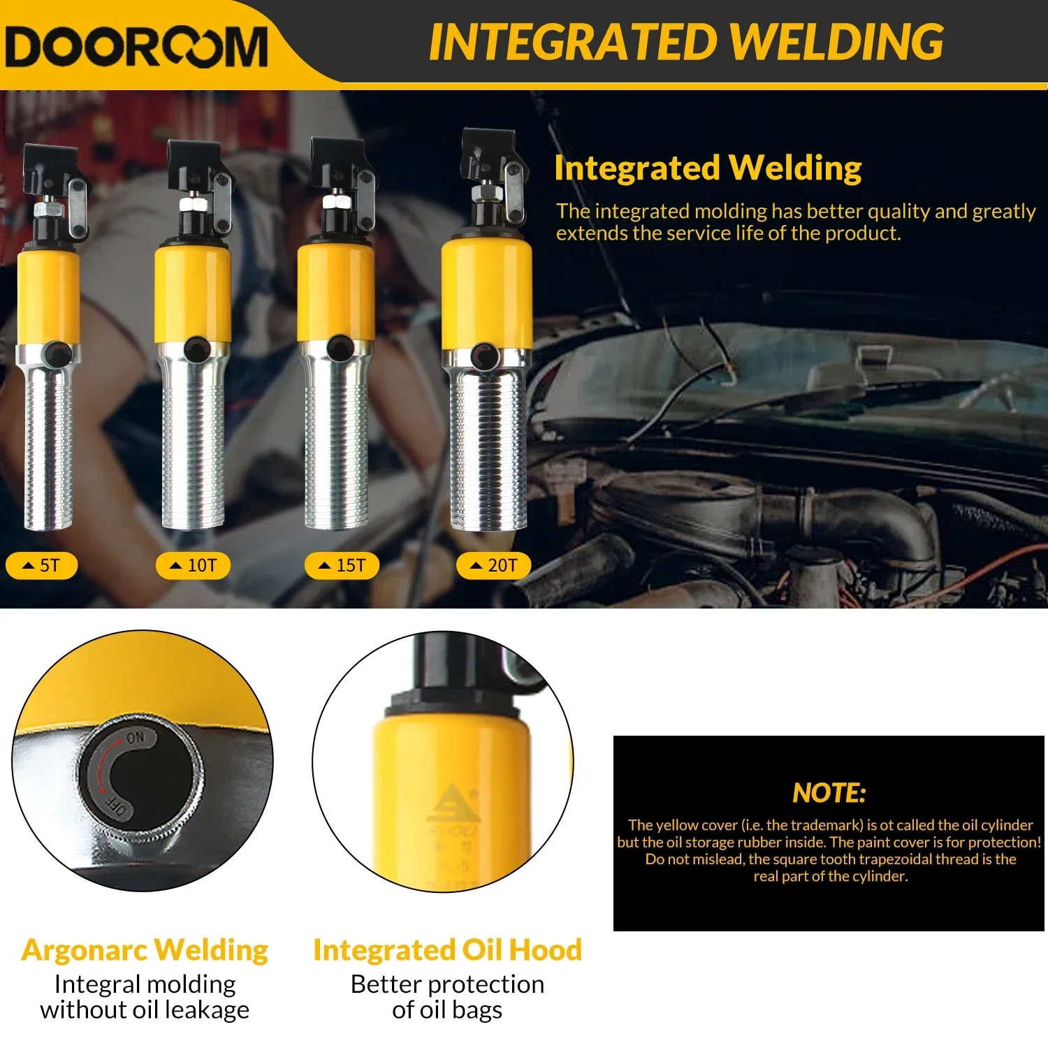 DOOROOM 5-тонный гидравлический съемник шестерен Minitype, тянущий подшипник колеса, съемник шестерен гидравлического подшипника, сепаратор ступицы колеса, гаражный инструмент