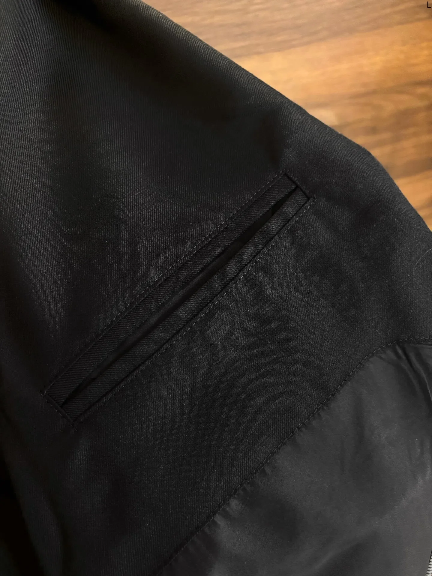 سترة LP 25aw إيطالية ذات ياقة واقفة كاجوال من الصوف الخالص #5