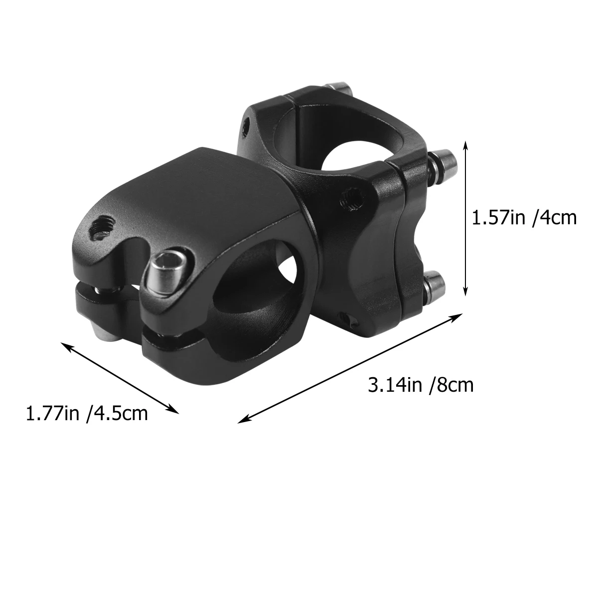 

Aluminum Mountain Stem Handlebar Riser 31 8mm Diameter Wear Resistant Suitable Bike Bike Handlebar Stem Accessories