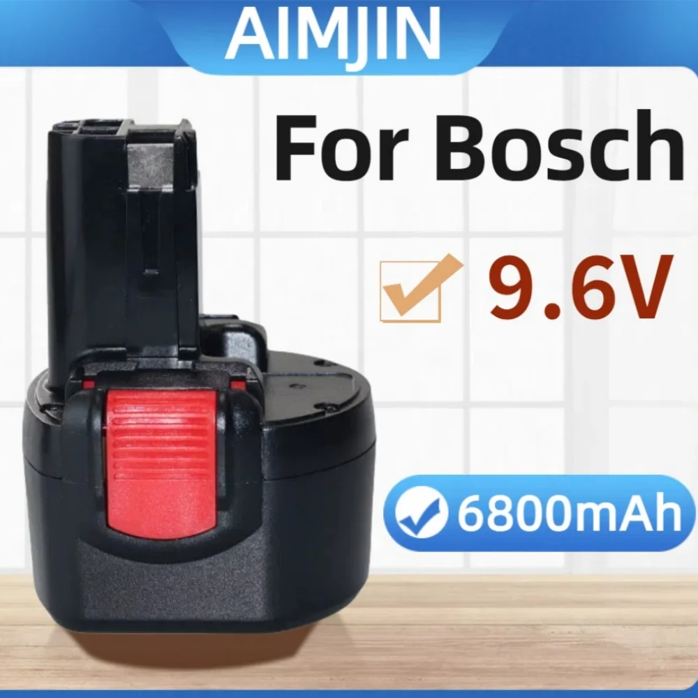 For Bosch 9.6V 6800mAh NI-MH Replacement Battery PSR 960 BAT048 BAT100 BAT119 BH984 BPT1041 23609 32609 PSR960 GSR 9 6V E-2 GSR