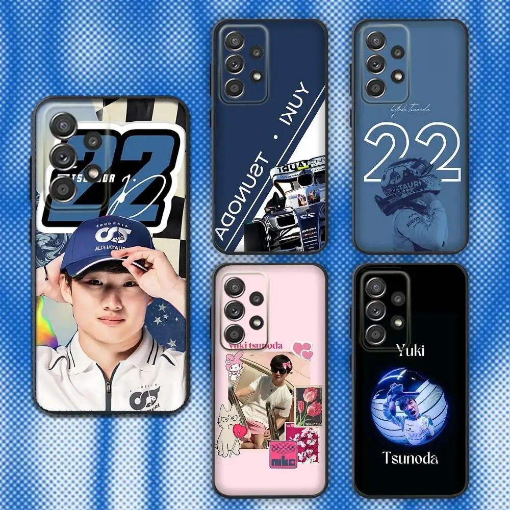 

Japan 22 Y-Yuki T-Tsunoda Phone Case For Samsung S25,S24,S21,S22,S23,S30,Ultra,S20,Plus,Fe,Lite,Note,10,9,5G Black Cover