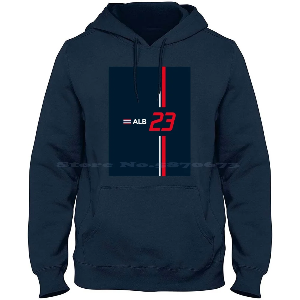 2020-#23 Albon 100% Cotton Hoodie Motorsport Cars Racing Driver Race Driver Alexander Albon Alex Albon Thailand