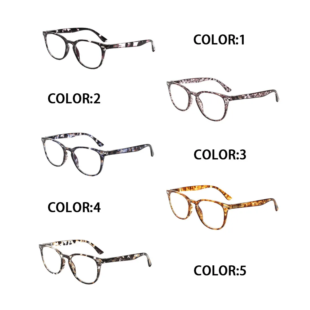 TUREZING Reading Glasses for Women Men Ladies HD Round Prescription Glasses Refractive Lenses Fashionable And Comfortable Office