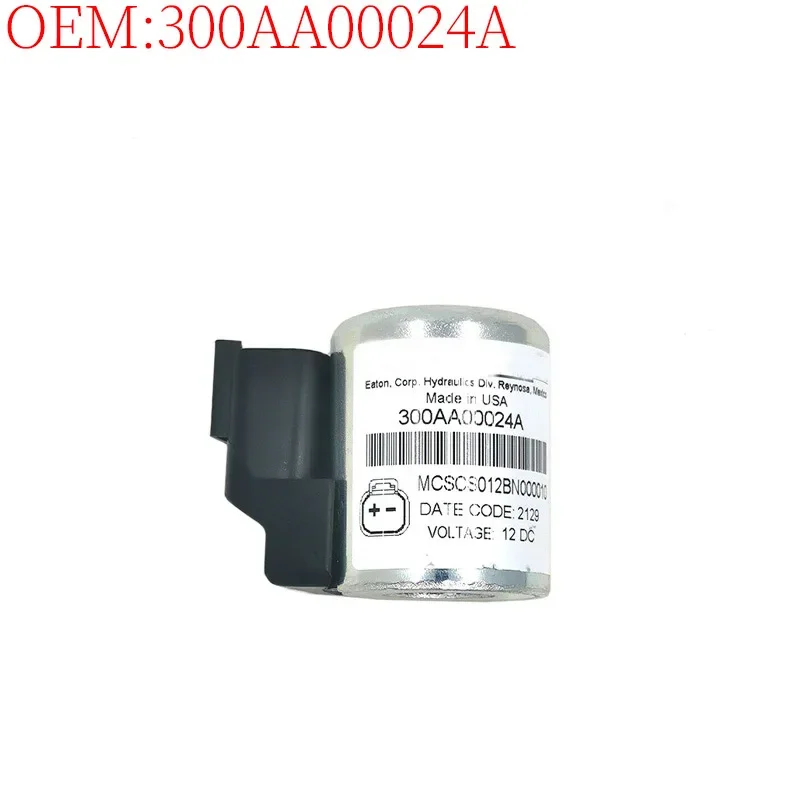 

Construction Machinery Hydraulic Accessories 300AA00024A Solenoid Valve Coil (12V) Suitable for HydraForce Eaton Vickers The New