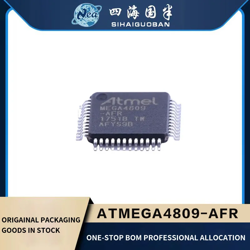 

1PCS Electronic Components ATMEGA4809-AFR TQFP48 ATMEGA4809-AU ATMEGA4809 IC MCU 8BIT 48KB FLASH