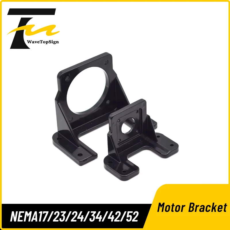 WaveTopSign Stepper Motor Bracket Servo Motor Bracket  NEMA17 23 24 34 42 52 Horizontal Mounting Brackets