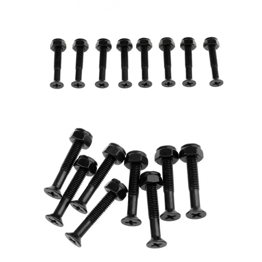 

Skateboard Hardware Lengthened Screw Set / Longboard Screws Pieces - 1.18 inch