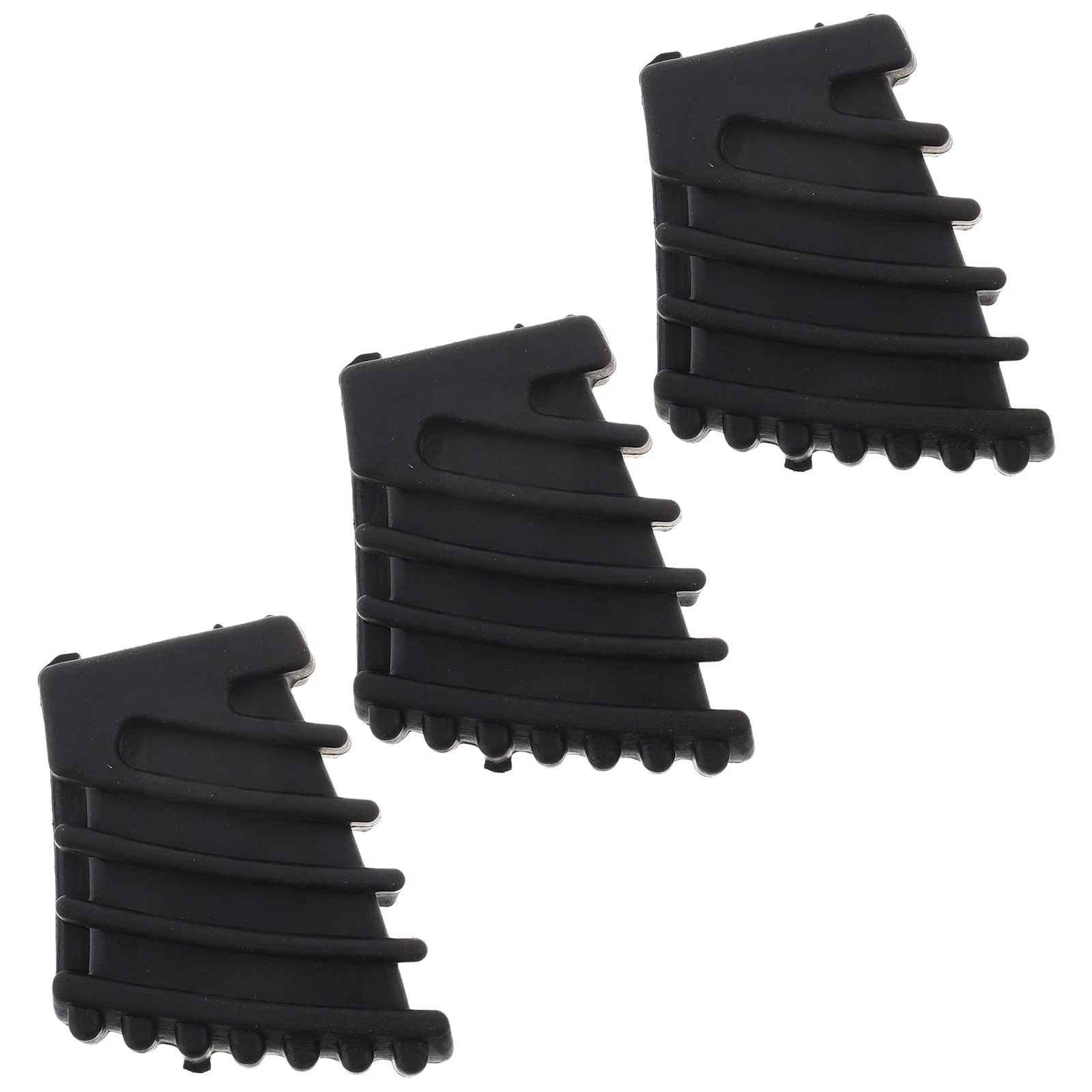 

3 Pcs Plastic Sleeve of Drum Legs Protector Pad Anti-slip Kit Replacement Foot Stand Accessories Rubber Feet Part