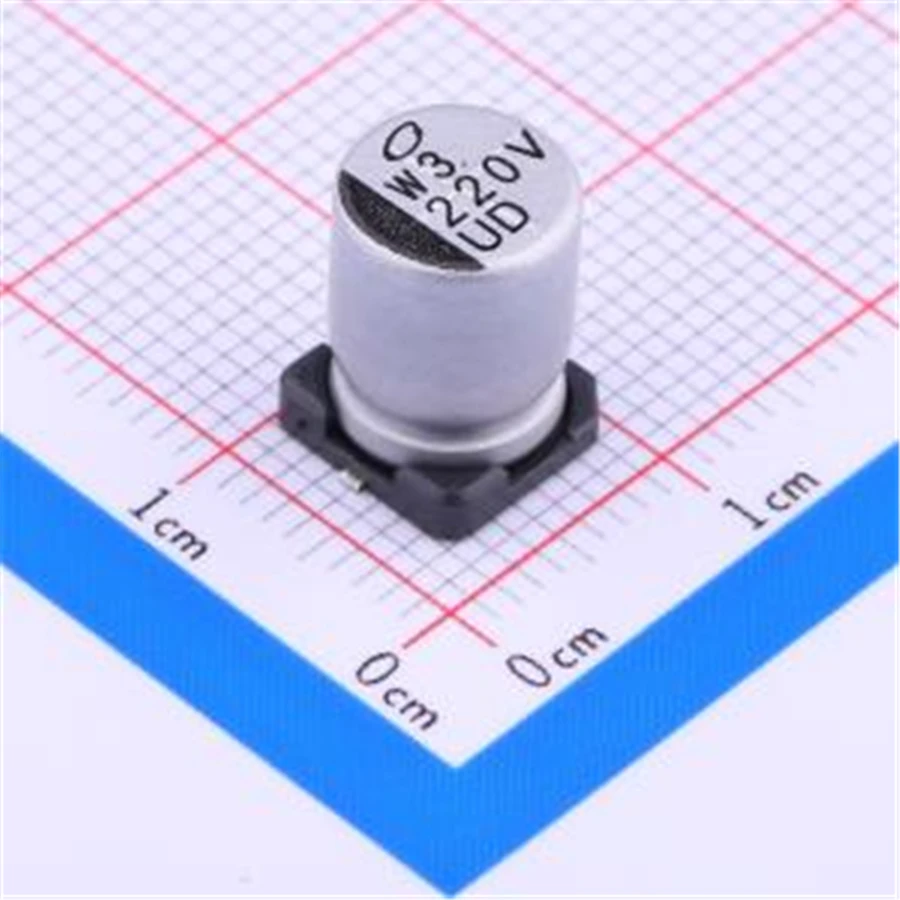 50PCS/LOT UUD1V221MNL1GS (Chip type aluminum electrolytic capacitor)