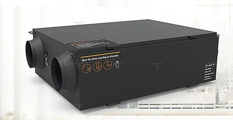 Air Full Heat Filter Exchanger  Purification Central Fresh Air Purifier System Fresh  Fresh Air System Controller Thermostat