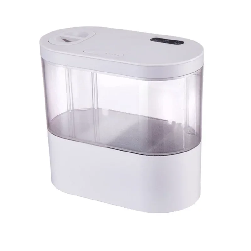 Desktop Creative Mini Aquarium Fish Tank with Biochemical Filtration System LED Light Betta Fish Ecological Water Cycle