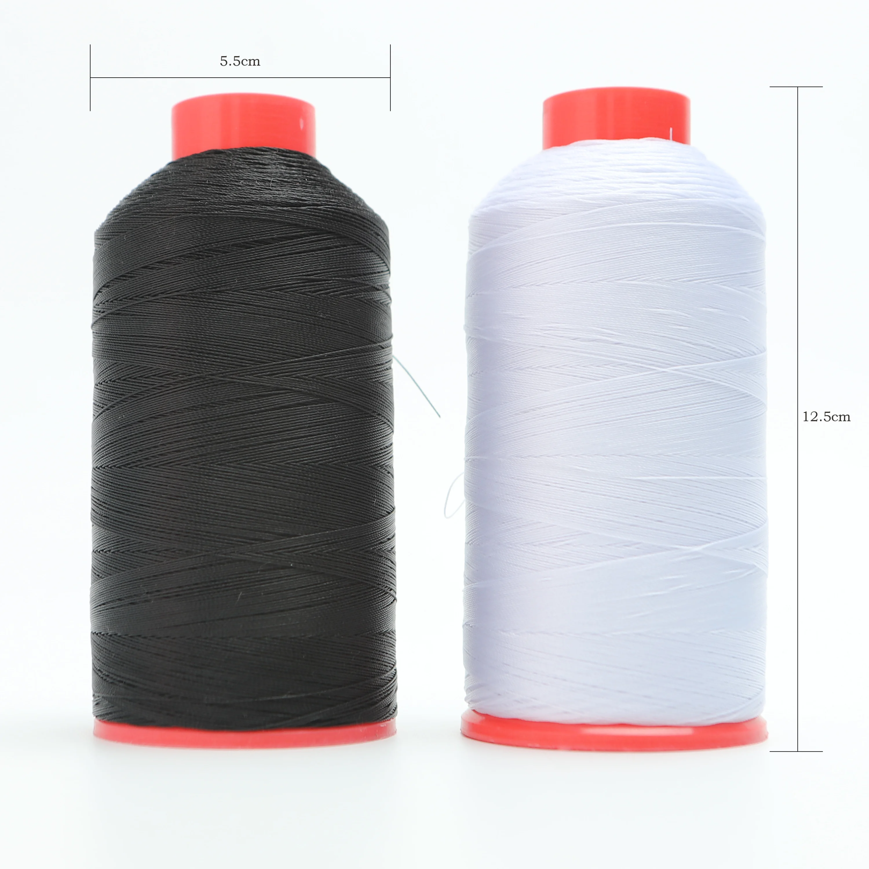 TEX 70 Nylon Bonded Thread 0.3MM Heavy Duty Breaking Strength Leather Upholstery Shoes Canvas Sewing Stitch 210D/3 1500 Meters