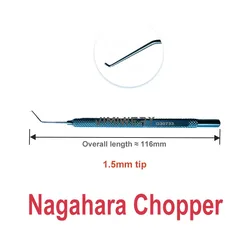 VIMIWERY Nagahara Chopper Nucleus Divider With 1.75mm Tip Titanium Ophthalmic Surgical Instrument