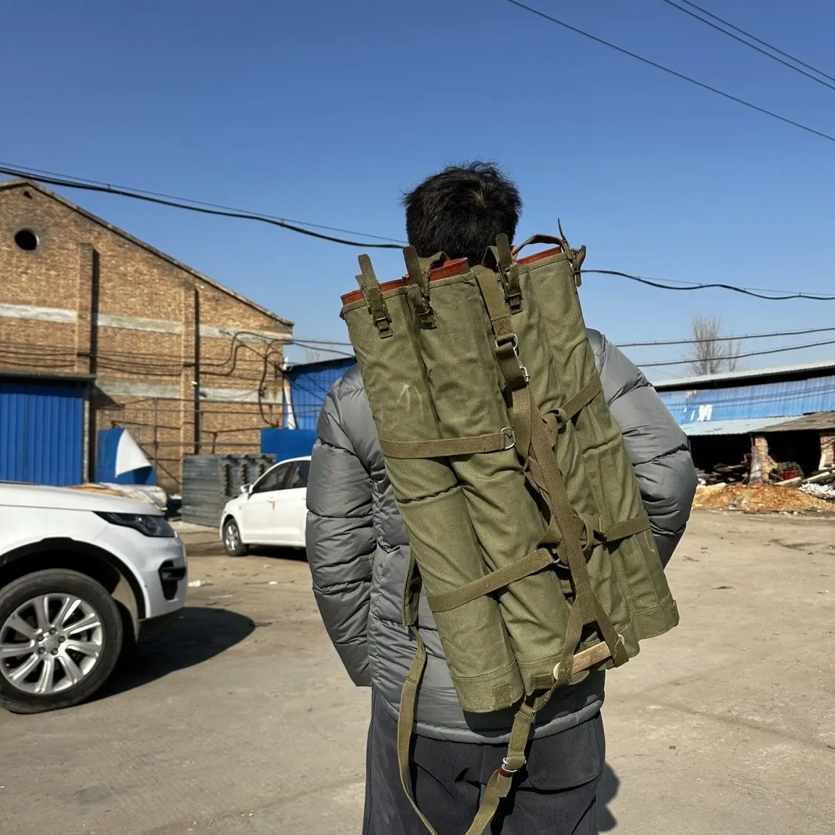 حقيقية الأصلي فائض حرب فيتنام الجيش الصيني نوع 63 1980S معدات الحمالات الحاملة حقيبة الظهر