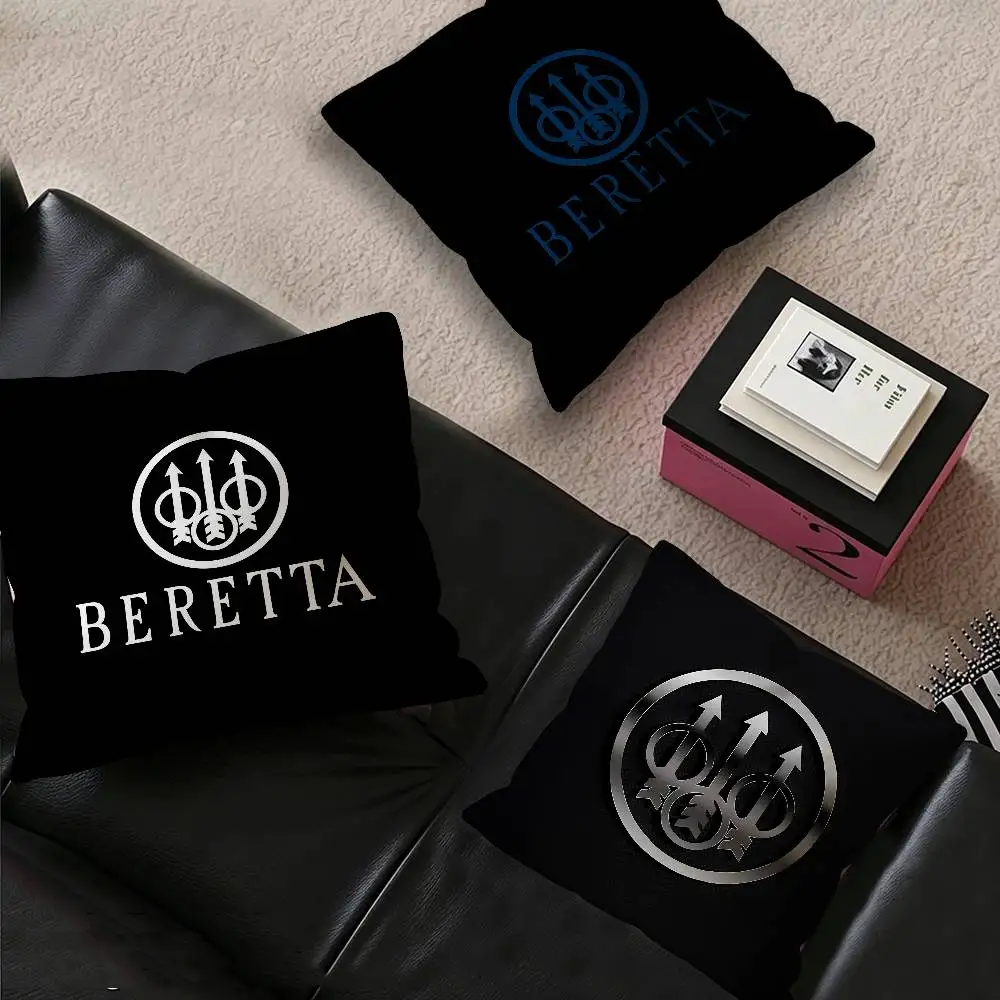 Gun Beretta logo Pillow Cover Design cushion Cover decor Holiday Decorati