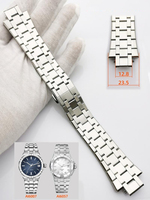 Precision Steel Watch Chain for MAURICE LACROIX AIKON Watch Strap AI6008 AI6007 AI6038 AI6058 Watch Accessories Watchband