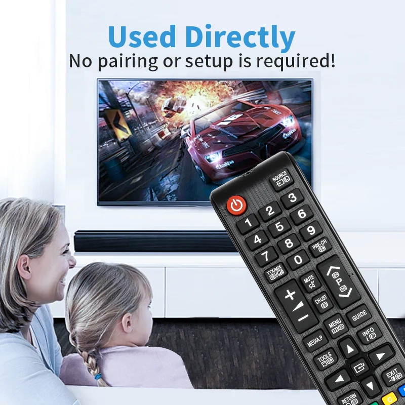 BN59-01189A Remote Control For Samsung Smart TV LT22E390EX LT24D390EW LT24D390EX LT24D390EX/XE LT24D590EW LV32F390FEIXEN