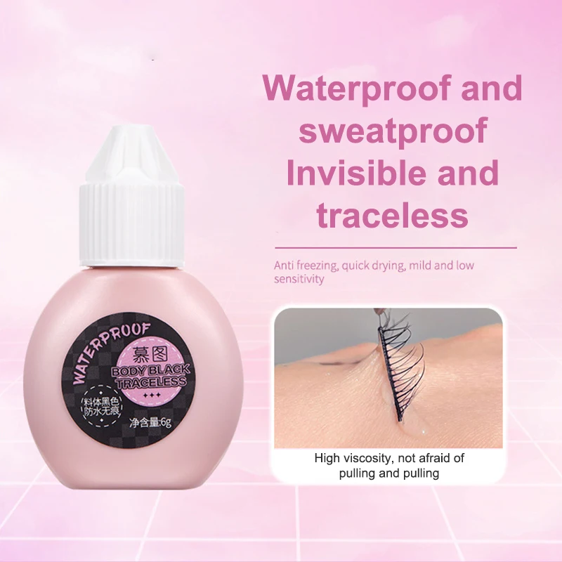 False Eyelash Extension Glue Waterproof Fast Dry Long Lasting Strong No Irritation Transparent Eyelash ExtensionPrimer Tools