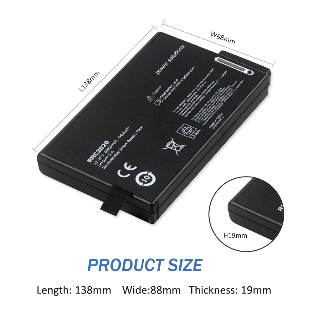 Imagem -05 - Etesbay-ultrasonic Faw Detector Monitor Bateria para Philips Vs3 Vs4 Vs3 Vm4 Vm6 Vm8 2201r Gsm-r Usm 36 Rrc2023 Rrc2023-l