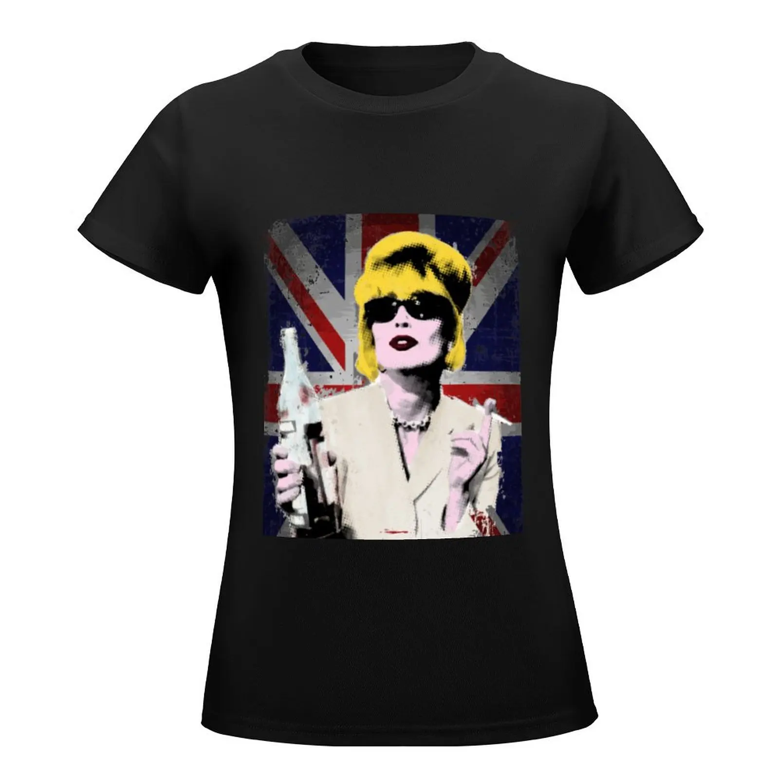 Patsy Stone you are fabulous T-Shirt lady clothes animal print anime customs Women's tee shirt