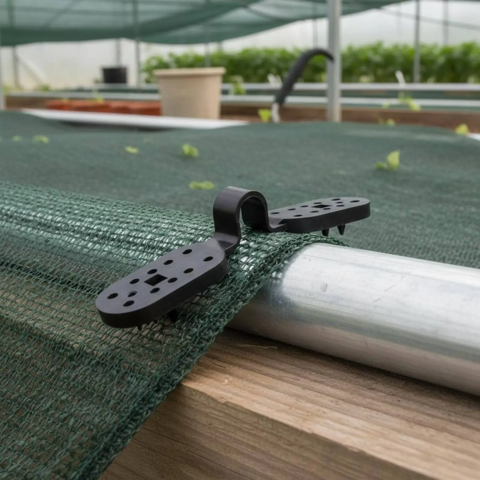 

3 Pieces Sun Shade Net Clip Long-Lasting Plastic Shade Cloth Clip Greenhouse Net Clamp Weather-Resistant Outdoor Hardware