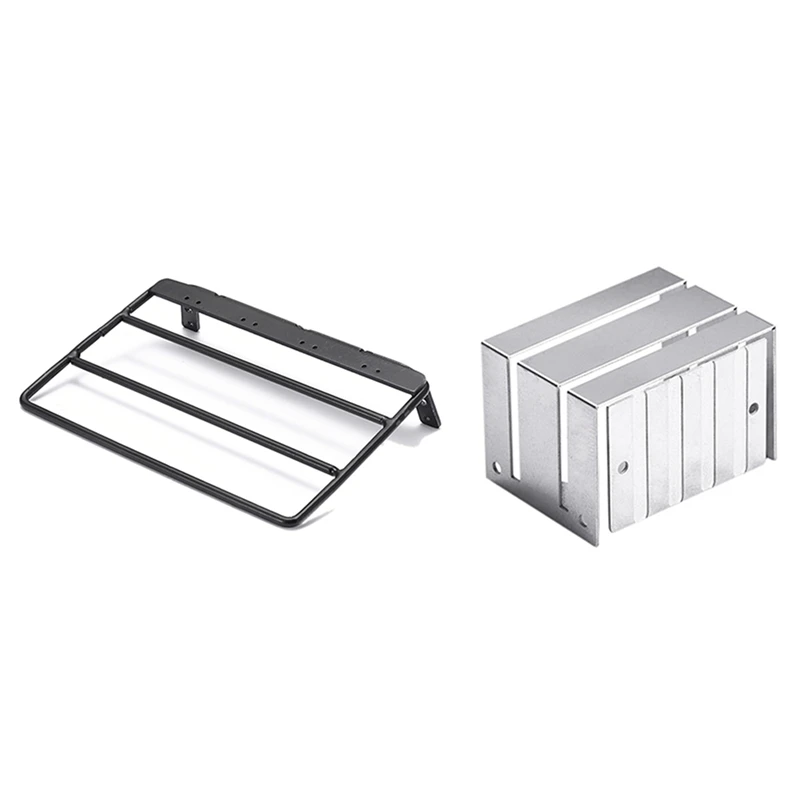 

Metal Luggage Carrier Tray Roof Rack Decoration Accessories With Metal Battery Box Battery Case Decoration Accessories