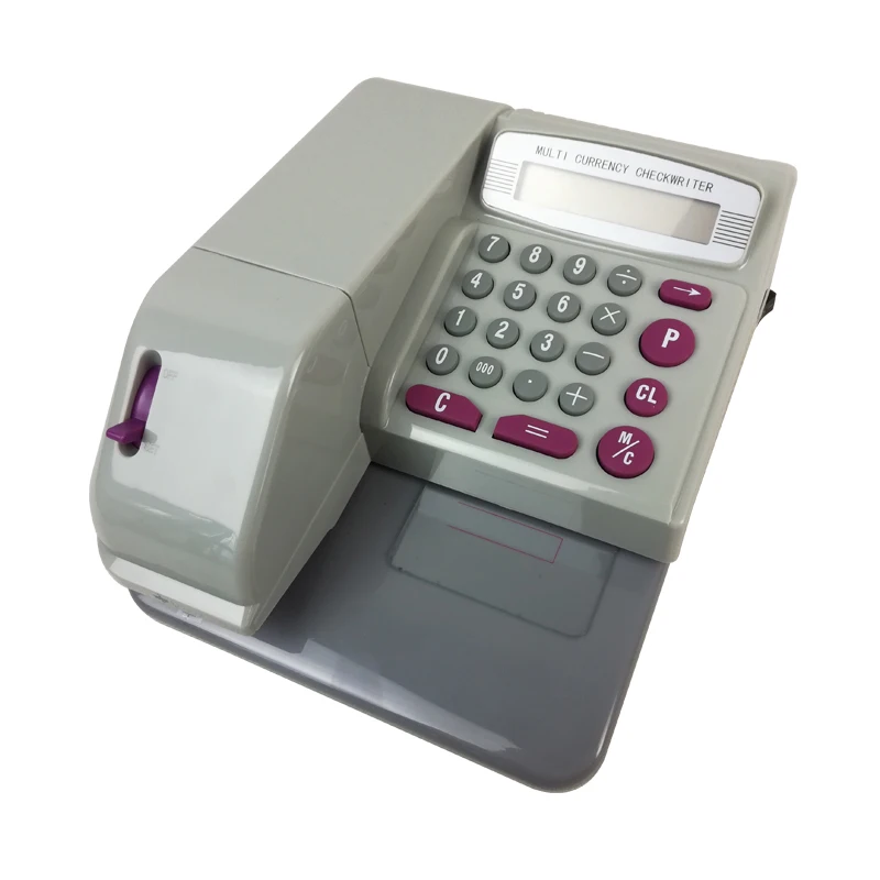 16 Currencies Set Symbol codes:CAD/CFA/CA/CHF/ CTS/CHA/USD/EUR/INR/LBP/QAR Cheque Printer