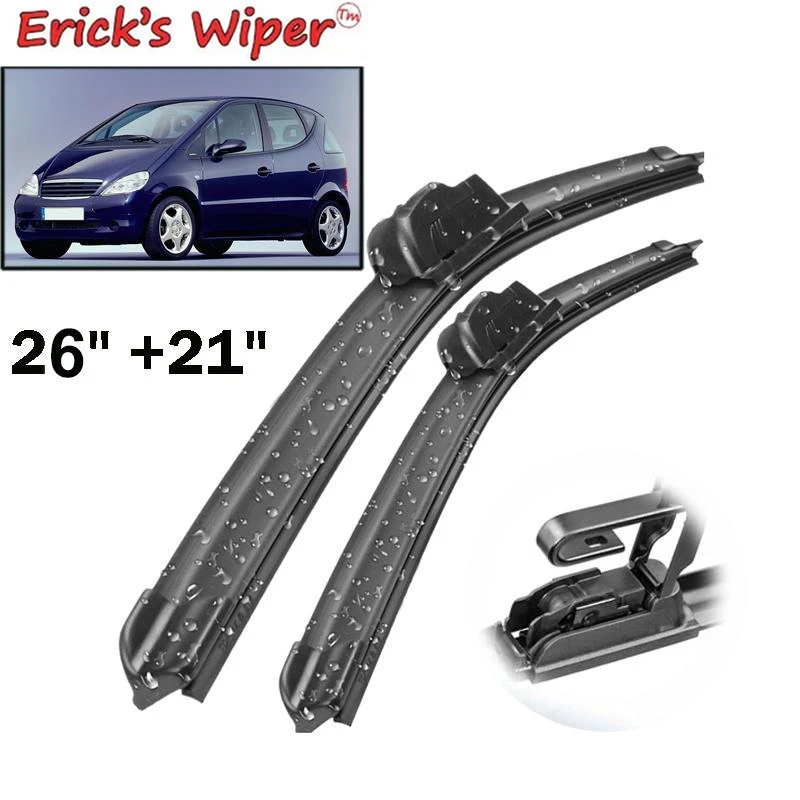 Erick\'s Wiper LHD Front Wiper Blades For Mercedes A-Class W168 1997 - 2004 Windshield Windscreen Window Rain Brushes 26\