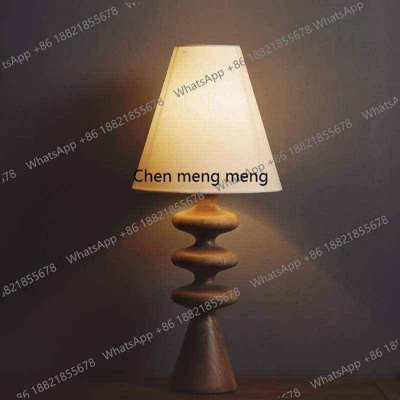 

Premium medium antique style bedroom bedside table table lamp French retro decorative atmosphere lamp
