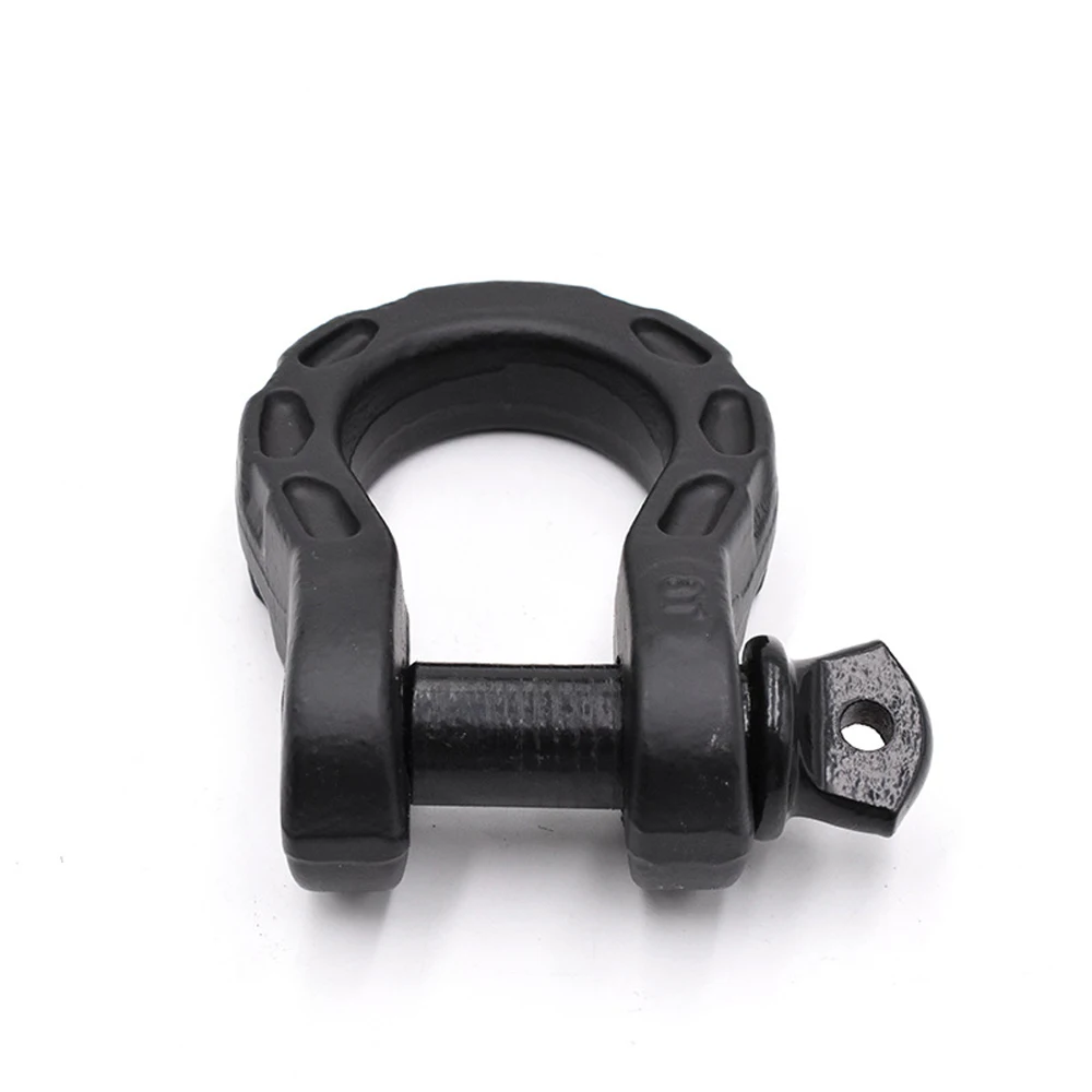 Off Road Rescue D-Shaped High-Strength Trailer Heavy Lifting 8T Concave Convex Irregular Multi Gauge Shackle