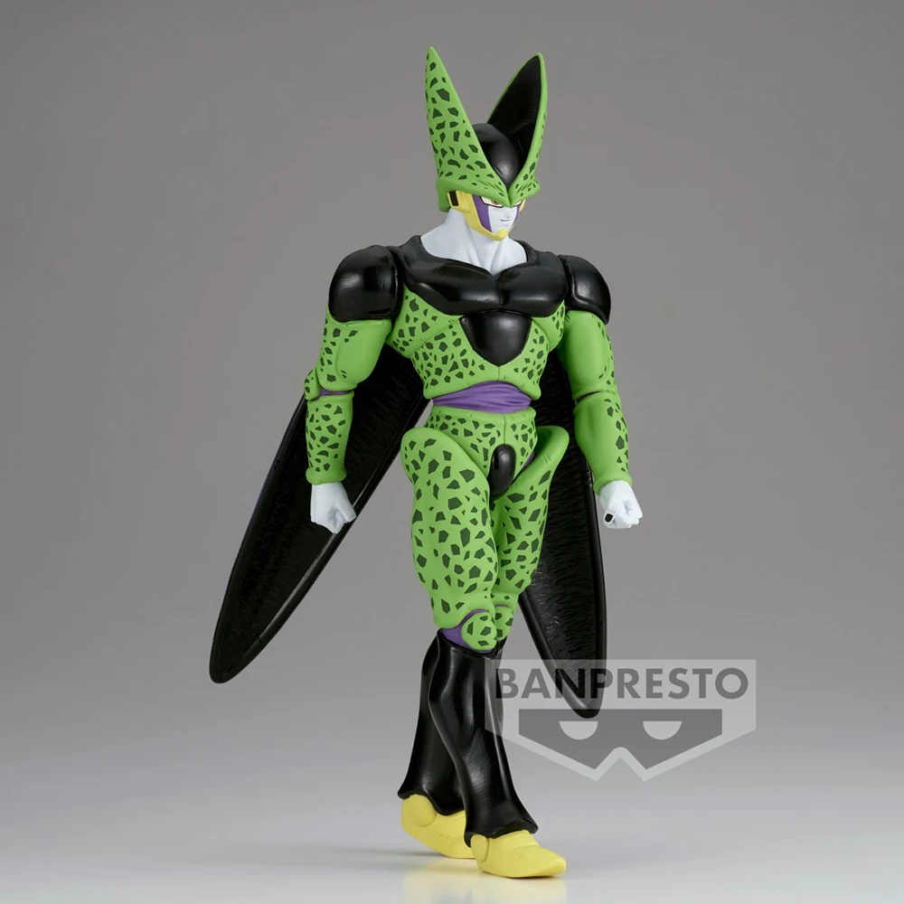 In-Stock Banpresto Dragon Ball Z Solid Edge Works Perfect Cell 20 cm Anime Action Figure Nice Collectible Model Ornament Toys