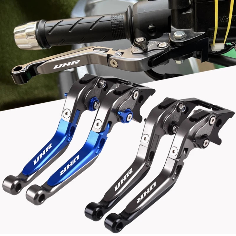 

Suitable for Haojue UHR150 2022 modified aluminum alloy brake horn with parking handbrake and foldable handlebar lever