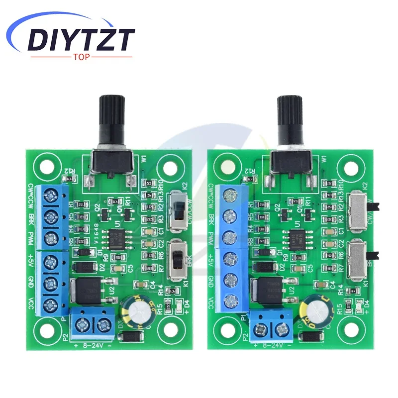 DC8-24V ブラシレス DC モータスピードコントローラドライバ PWM 速度制御ボードピンポイントレギュレータ順方向および逆方向制御 18KHz