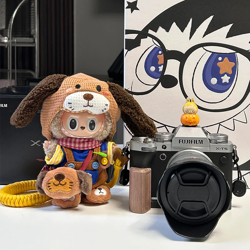 

Одежда для кукол Labubu и DIMOO, оригинальное милое щенок 17 см1, виниловая плюшевая кукла 3-го поколения с комплектом одежды