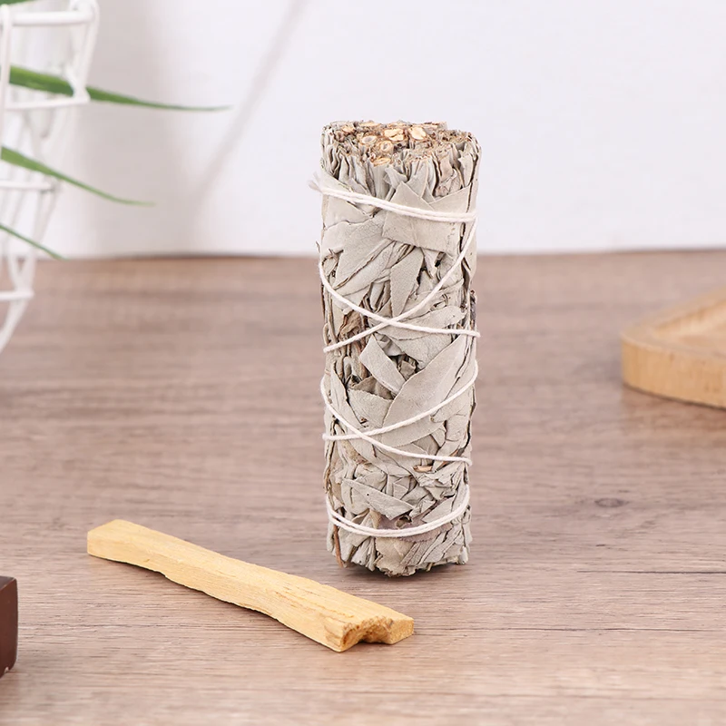 10CM White Sage Bundle California Energy Smudge Stick For Spiritual Incense Stick Burning Aromatherapy Energy Cleansing Bundles