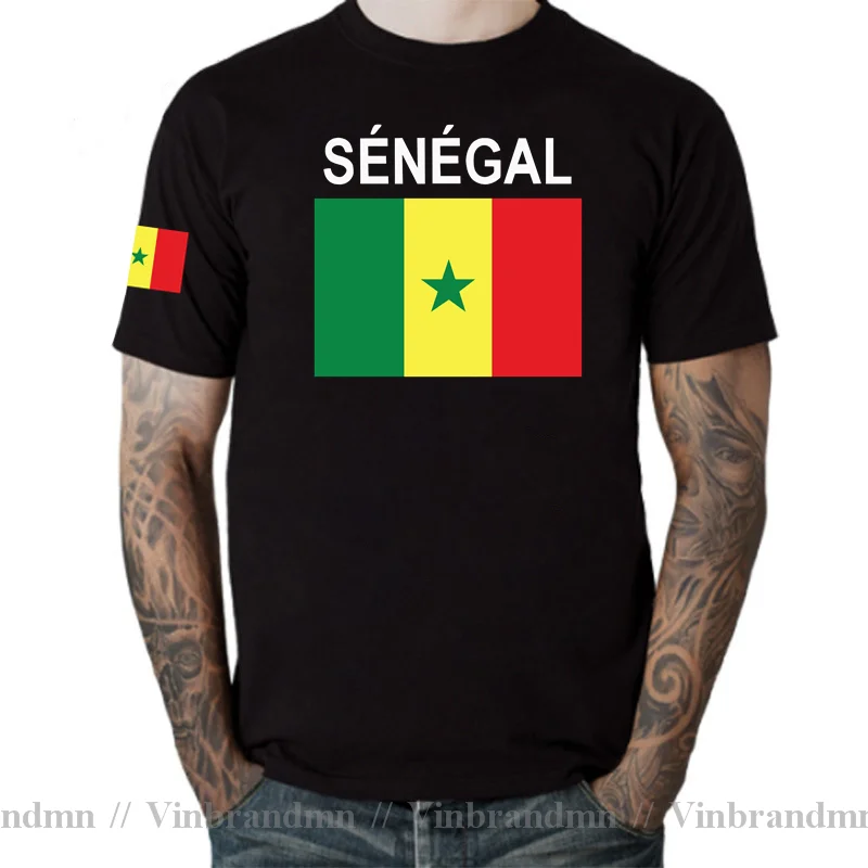 Senegal SEN men t shirt cool jerseys nation team tshirt 100% cotton t-shirt clothing tees country sporting footballer Senegalese