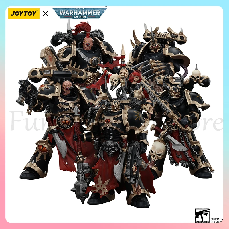 [Pre-Order] Joy Toy Warhammer 40K Chaos Space Marines Black Legion Chosen Champion Action Figure Decoration Birthday Gift