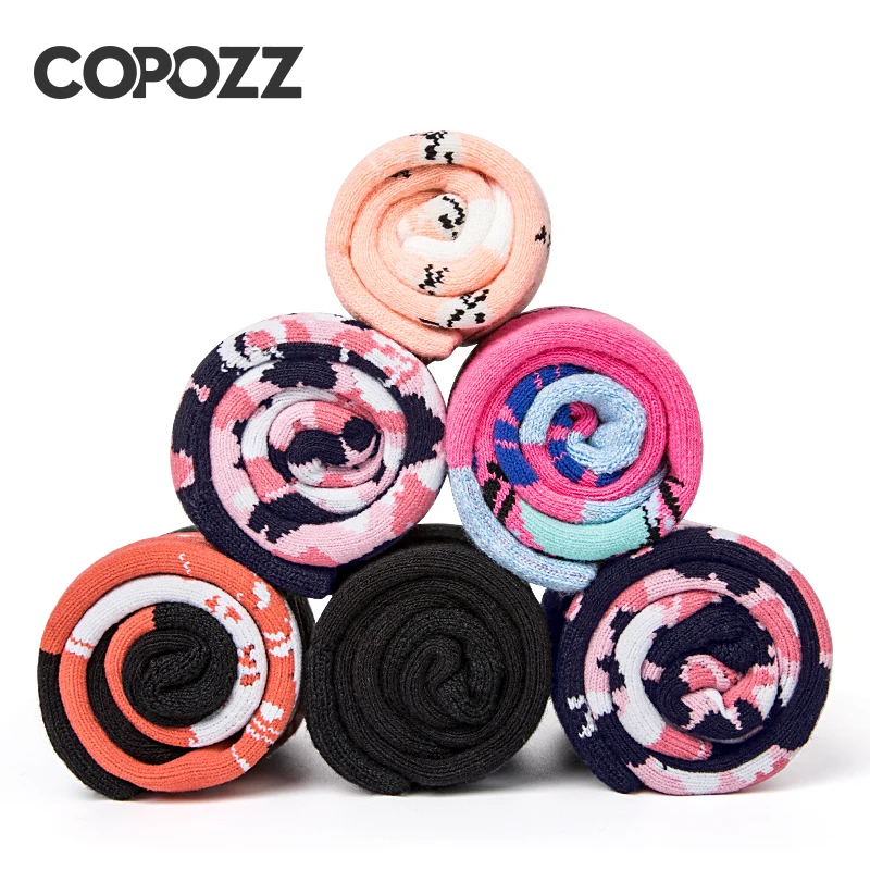 COPOZZ Thick Ski Socks Cotton Sports Snowboard Cycling Skiing Soccer Socks Men Women Child Absorption High Elastic Thermosocks