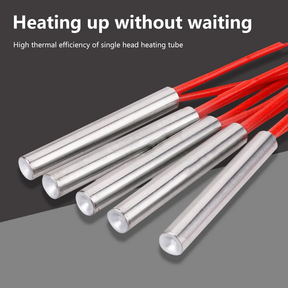 1PCS Mold Cartridge Heaters Heating Element Cylindrical Tubular Ignition Igniter Hot Rod 6mm/8mm/10mm Tube AC220V 100W 150W 200W