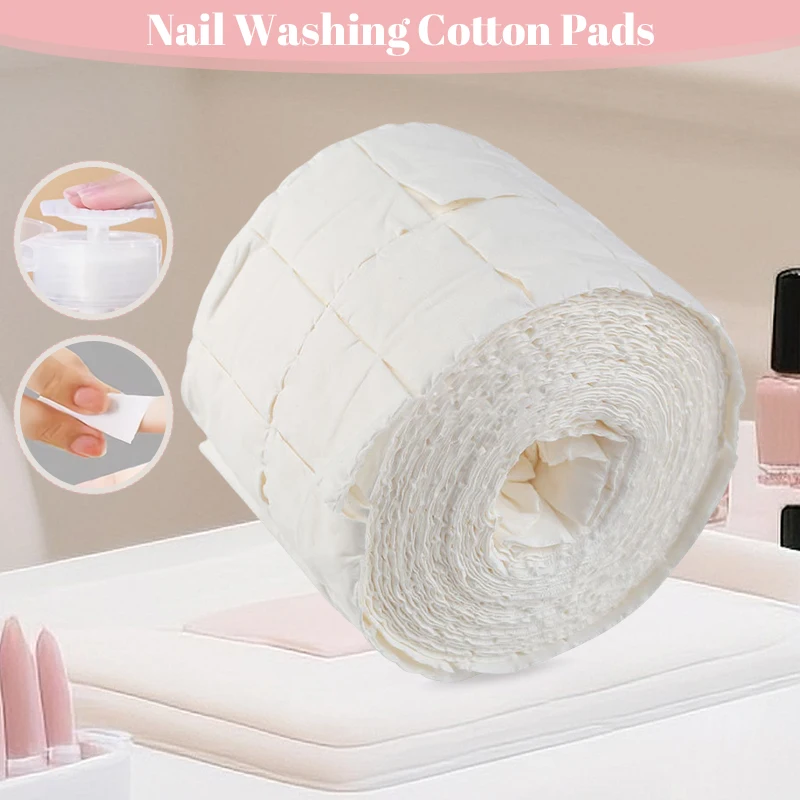 500 قطعة/لفة خالية من الوبر مسمار القطن منصات ل هلام مزيل طلاء الأظافر نقع مسح المتاح مانيكير أدوات التجميل الأنظف اكسسوارات