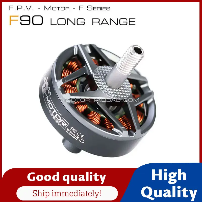 

T-MOTOR F90 2806.5 1300KV 1500KV1950KV 5-6S Long Range Brushless Motor for RC FPV Racing Freestyle 5/6/7inch Long Range Drones