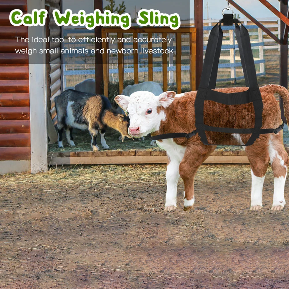 

Premium Pet Weigh Mesh Breathable Hammock Durable Strong Long Life Animal Weigh Lift Suitable Small Pets Goat Calf Puppy Dog