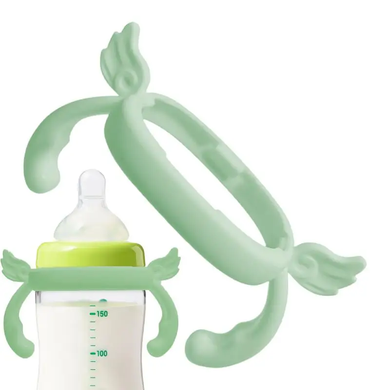 

Feeder Handle Babies Bottle Handles Soft Handle Wide Diameter Square Grip Silicone Handle For 5 Oz. And 8 Oz. Bottles