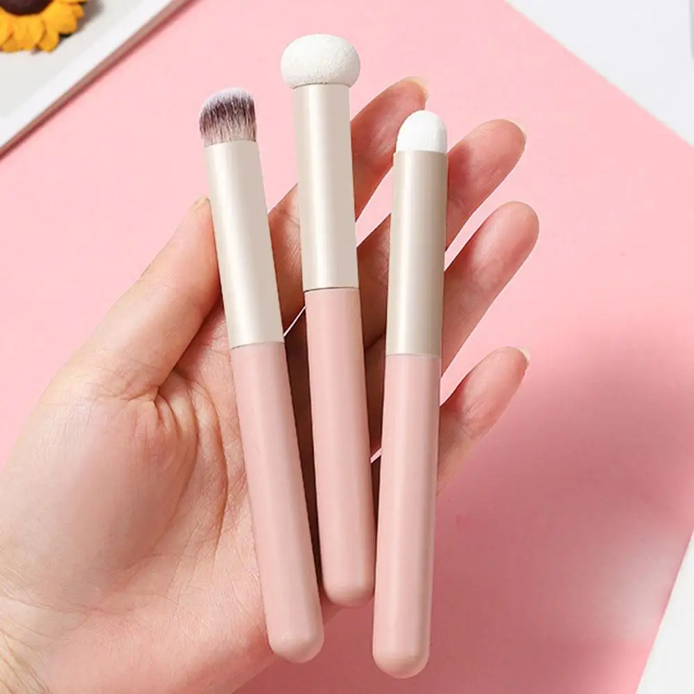 Foundation-Concealer-Pinsel, Premium-Kontur-Rouge-Pinsel, dichter Gesichts-Make-up-Pinsel unter den Augen zum Mischen von Concealer-Pinseln V3M4