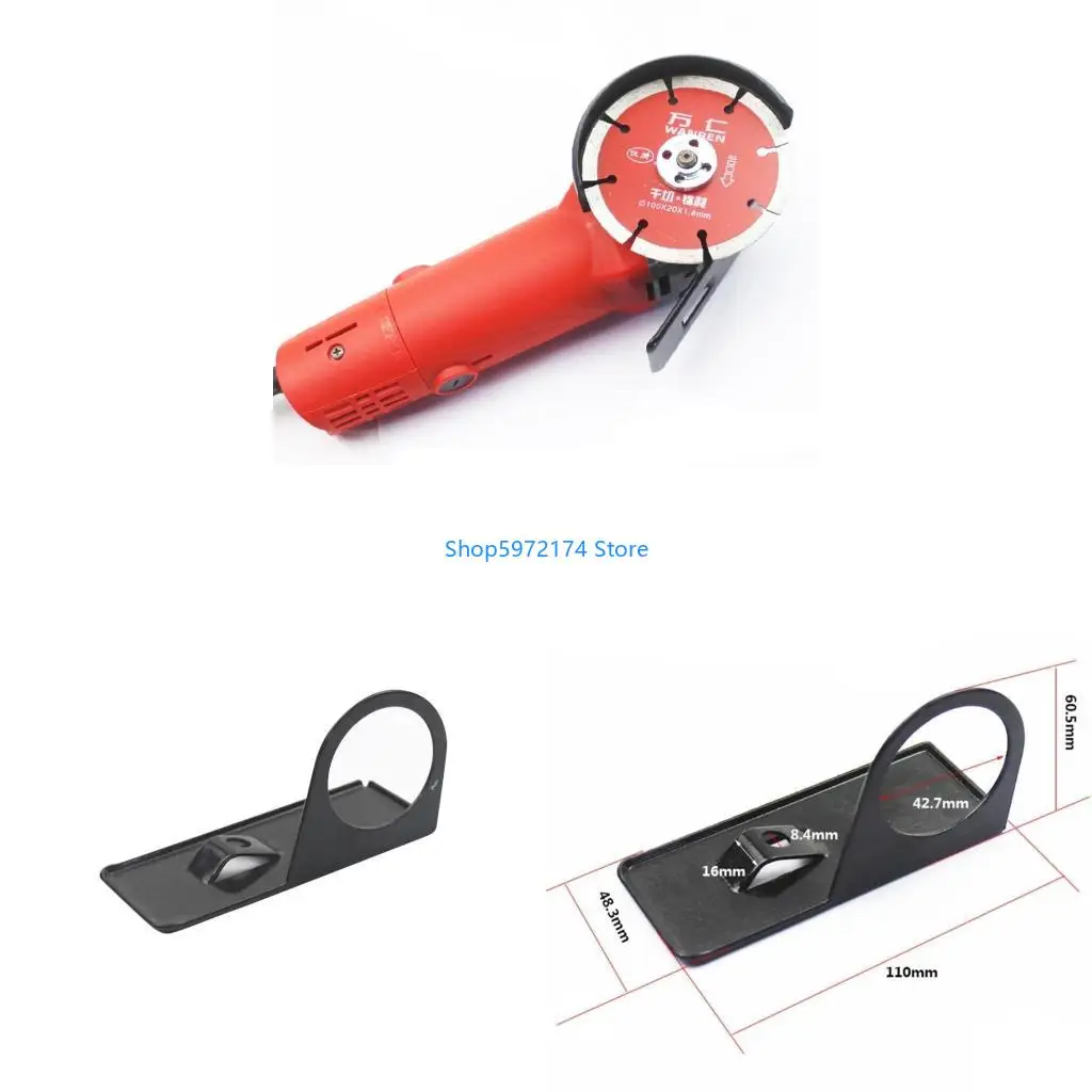 Y3NB Grinder Frame Holder Polishing Cutting Machine Storage Hook for Hanging Board Workbench Tool Holder Plate