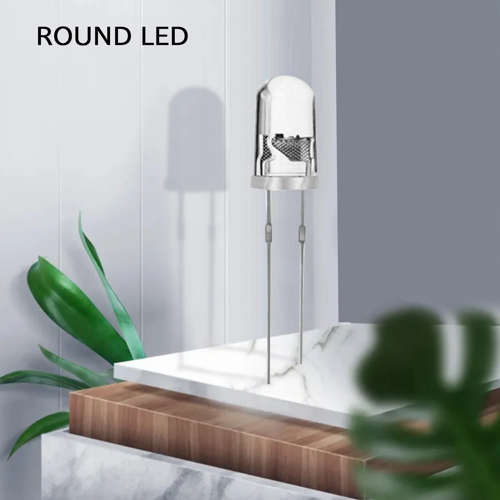 A88M 100 шт./лот 5 мм круглый фиолетовый УФ-светодиод супер яркий прозрачный светодиодный светильник фиолетового цвета