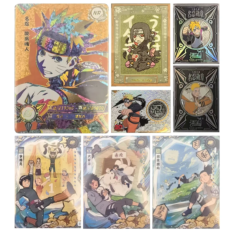 

Anime NARUTO Uchiha Itachi Uchiha Sasuke Uzumaki Naruto Rock Lee Collectible Cards Christmas Birthday Gifts Children's Toys