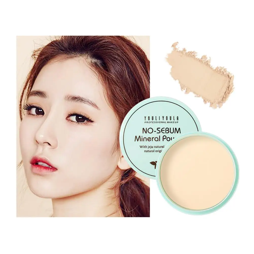 Natural Oil Control Makeup Powder Brightening Mist Lightweight Facial Dispersal Waterproof Cosmetics Modification Powder Po K9A6