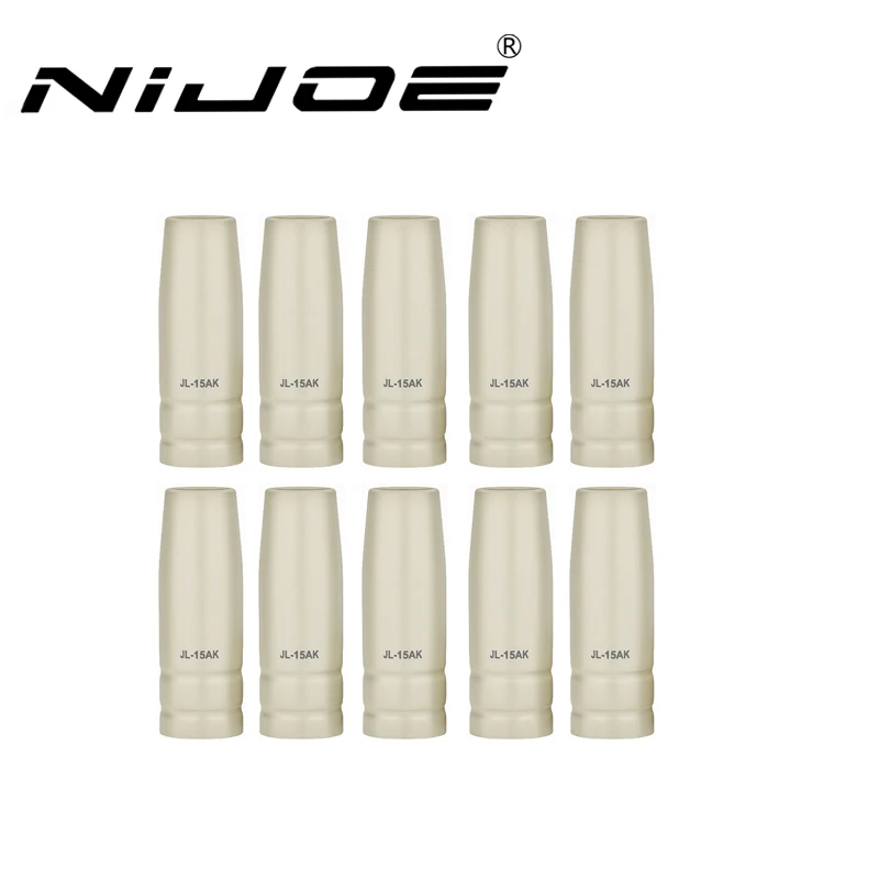 10PCS 15AK Coating Protection Nozzle Non-Stick Welding Slag European Airless Gas Protection Machine Protective Sleeve